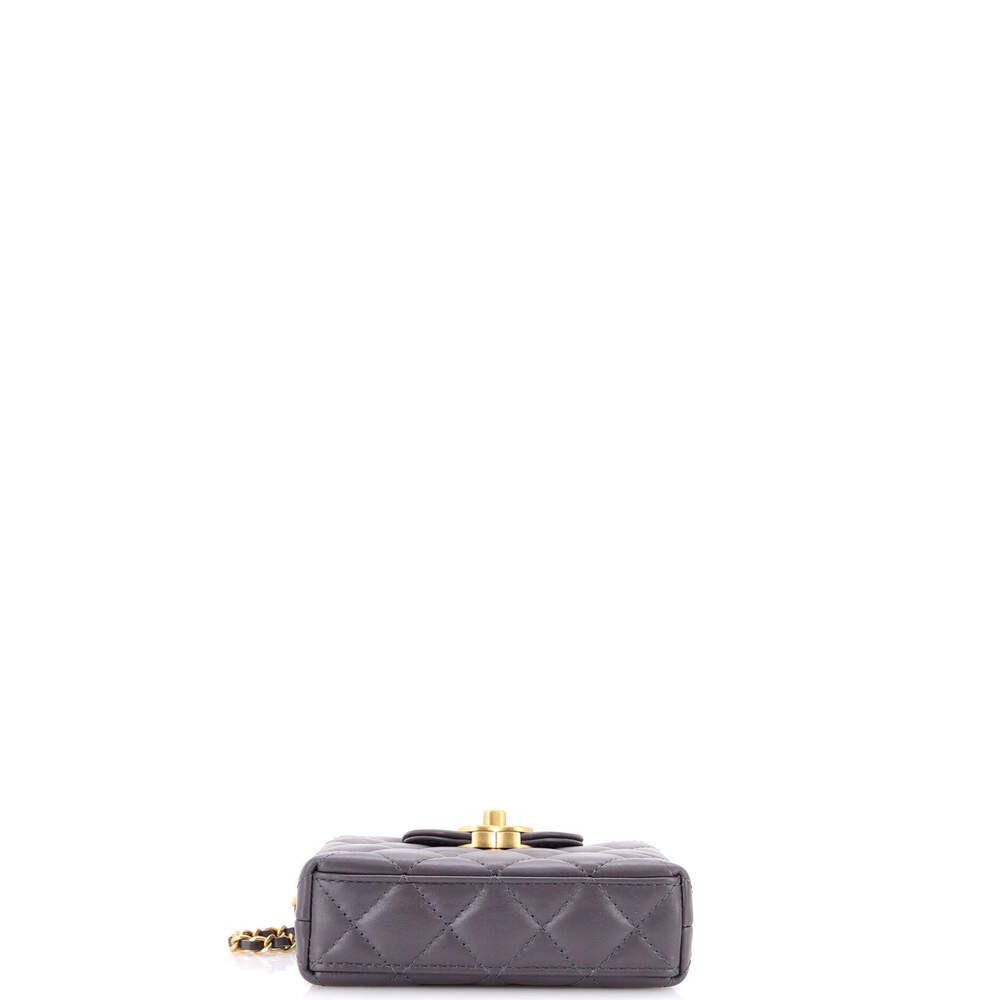 Chanel Nano Kelly Top Handle Shopping Bag Quilted Shiny Aged Calfskin - Picture 4 of 5